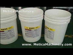 Etichettatrice del contenitore rotondo automatico per il secchio della pittura