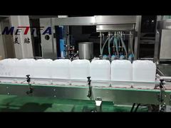 Tappatrice ed etichettatrice automatica per riempimento secchi da 10 litri