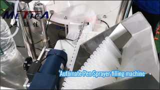 Tappatrice di riempimento con spruzzatore a penna