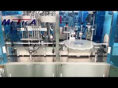 Tappatrice per riempimento di liquidi orali con sciroppo automatico