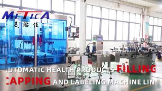 Etichettatrice tappatrice automatica per riempimento di sciroppi per liquidi ad alta viscosità