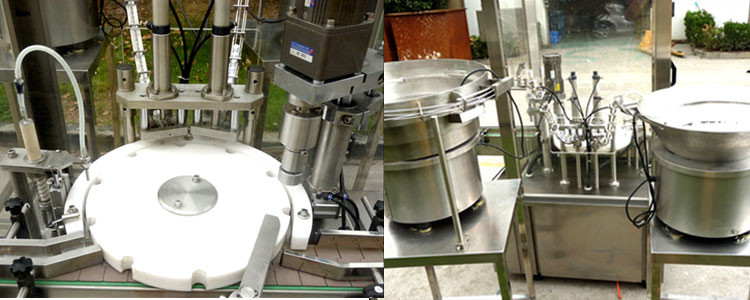 Precisione 10ml-100ml monoblocco di riempimento di tappo macchina con servo motor driven tecnologia del pistone