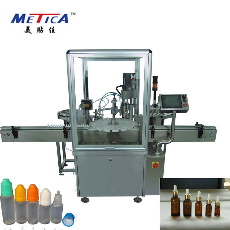 Precisione 10ml-100ml monoblocco di riempimento di tappo macchina con servo motor driven tecnologia del pistone