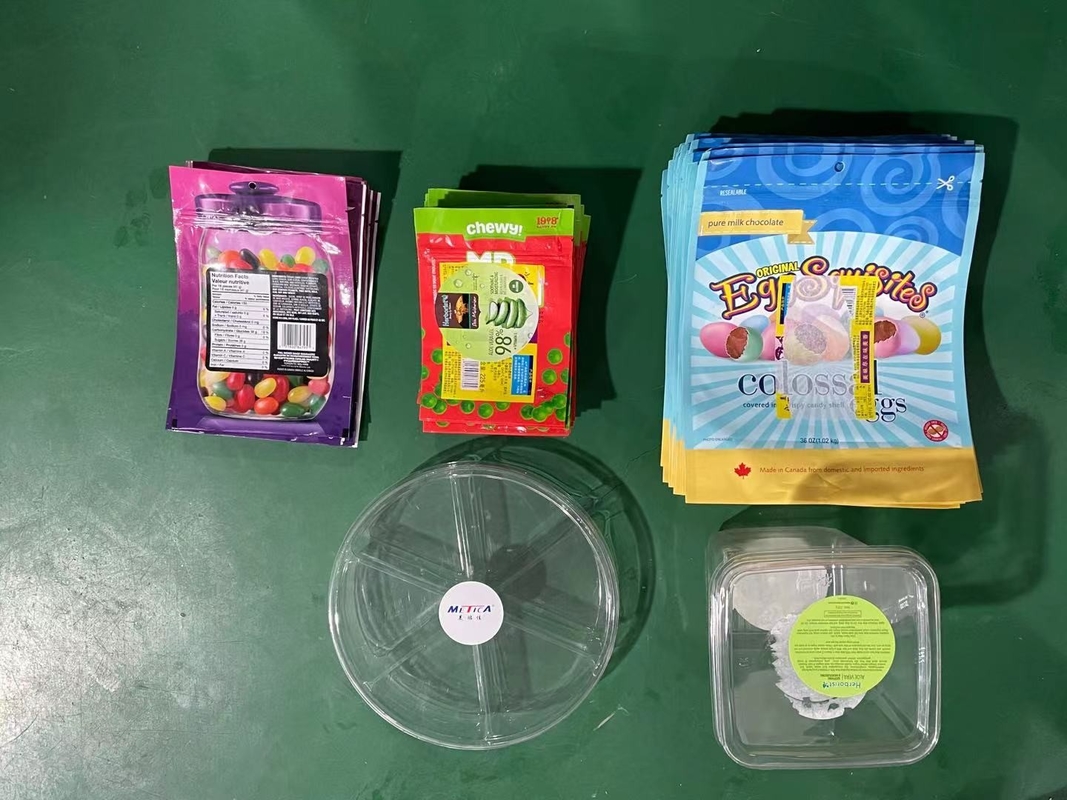 Macchina automatica di etichettatura di sacchetti di carta e plastica per bottiglie con precisione di facile manutenzione 1000-3000 BPH