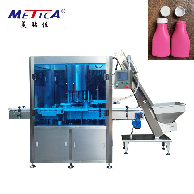 Automatic High-Speed Production Line for Chocolate Bean and Candy Filling, Capping & Labeling