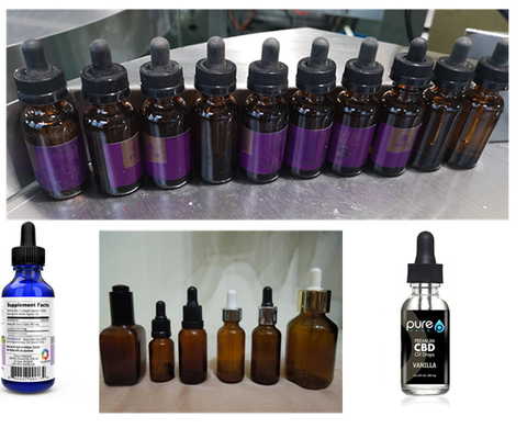 Bottiglia di vetro di For Plastic And dell'olio essenziale di Monoblock della bottiglia della capsulatrice automatica del riempitore