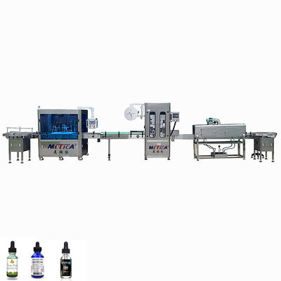 Macchina di riempimento automatico di bottiglie con velocità 1500-3000bph Servo + riempimento a pistoni e compatibilità multi-cap