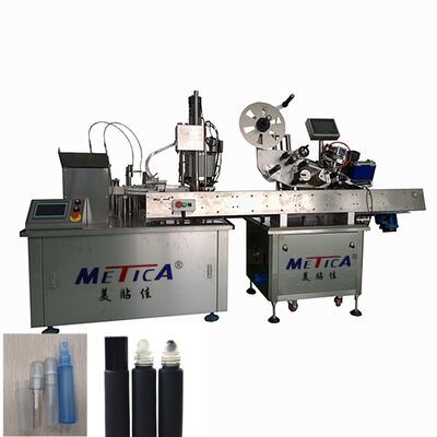 Macchina automatica per il riempimento, la crimpatura e il confezionamento di tubi di profumo da 10-20 ml