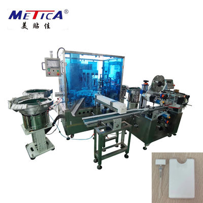 linea del materiale da otturazione di 220V 2kw Monoblock e del materiale da otturazione del prodotto disinfettante della mano della tappatrice