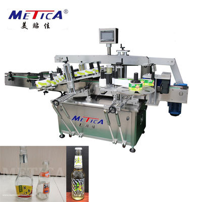 etichettatrice 1500bph -3000bph della bottiglia di vetro della salsa di 50hz 2kw