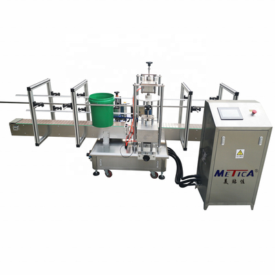 600BPH dipingono Pail Round Container Labeling Machine 20mm