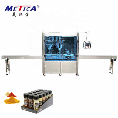 Materiale da otturazione e tappatrice automatici di Monoblock per la polvere del pepe